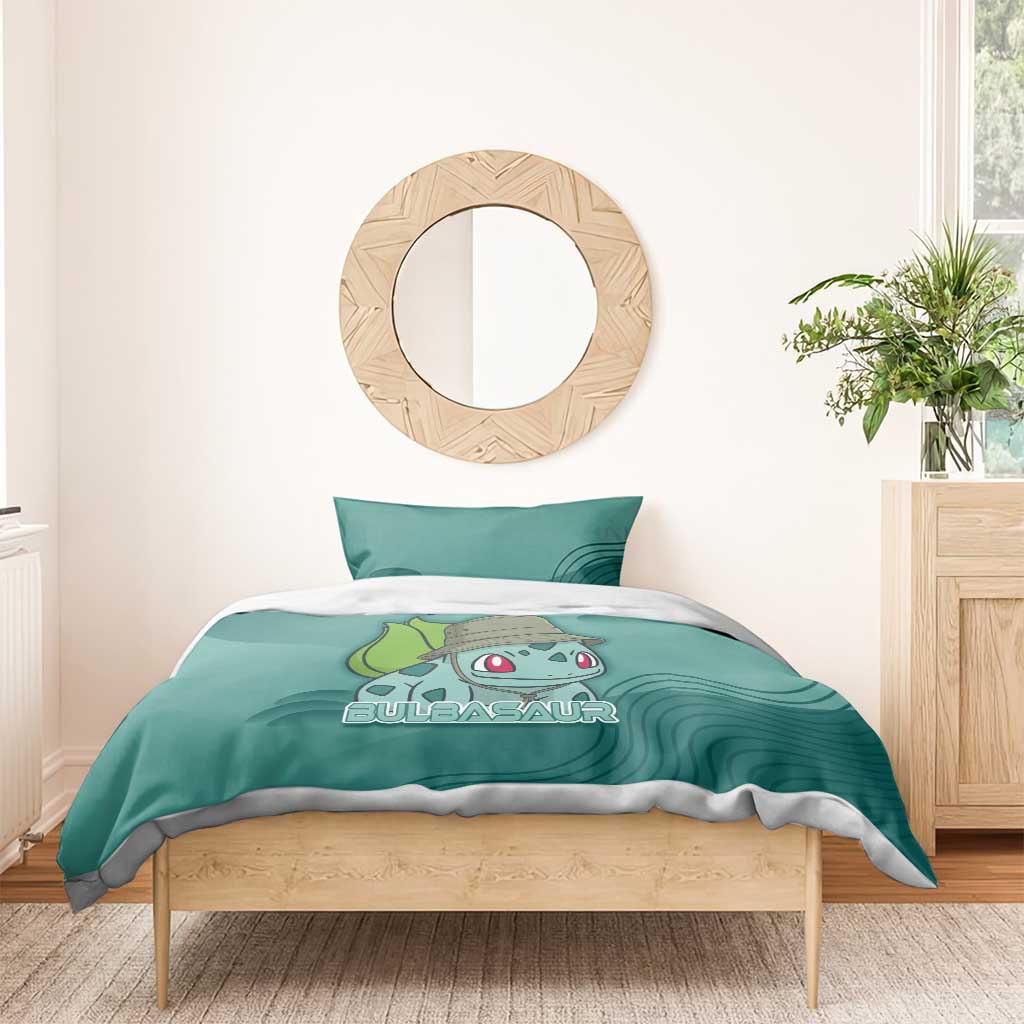 Bulbasaur Poké Bedding Set Explorer Jungle Chibi Style