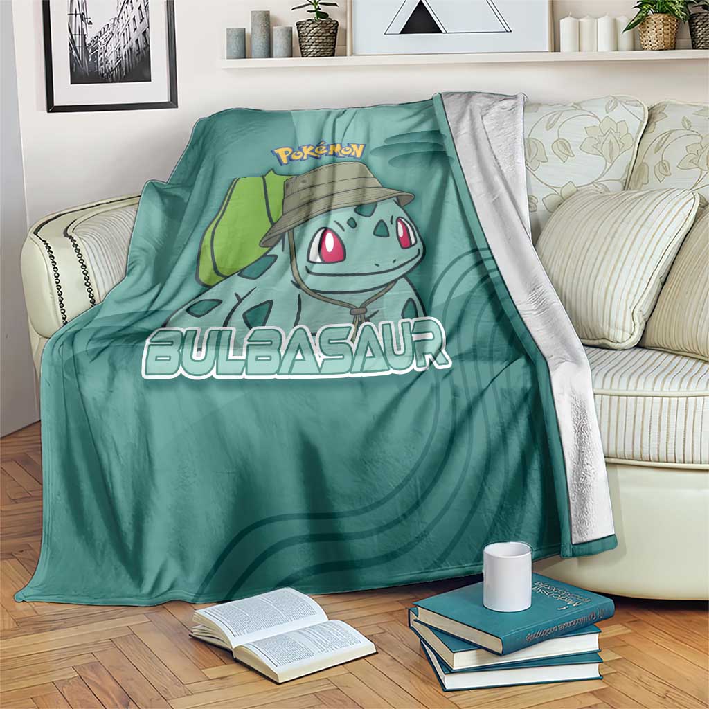 Bulbasaur Poké Blanket Explorer Jungle Chibi Style