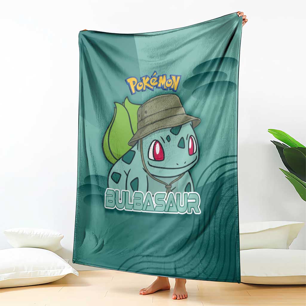 Bulbasaur Poké Blanket Explorer Jungle Chibi Style