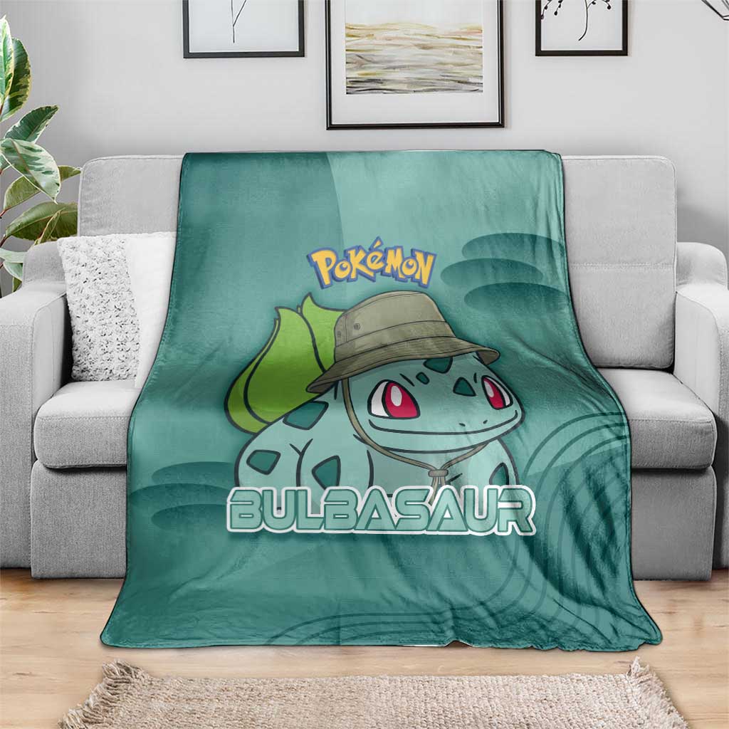 Bulbasaur Poké Blanket Explorer Jungle Chibi Style