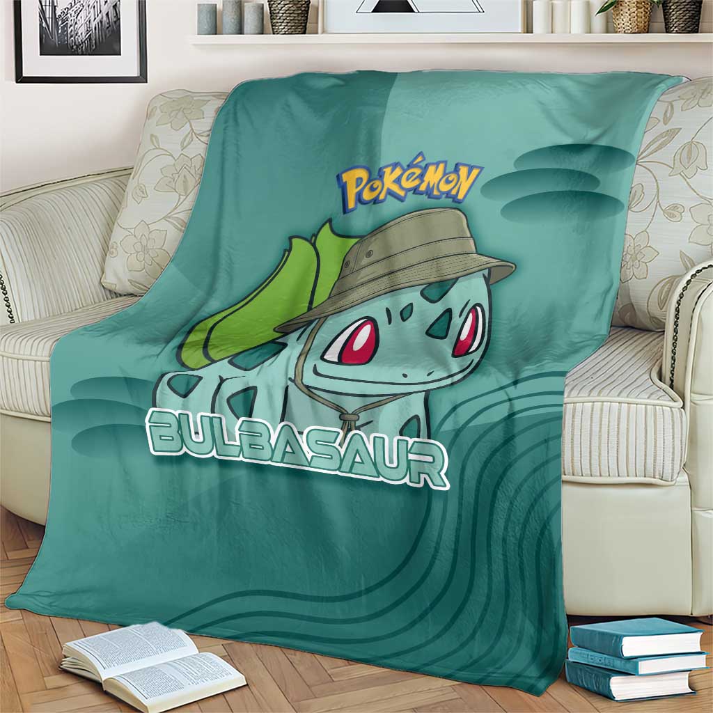 Bulbasaur Poké Blanket Explorer Jungle Chibi Style