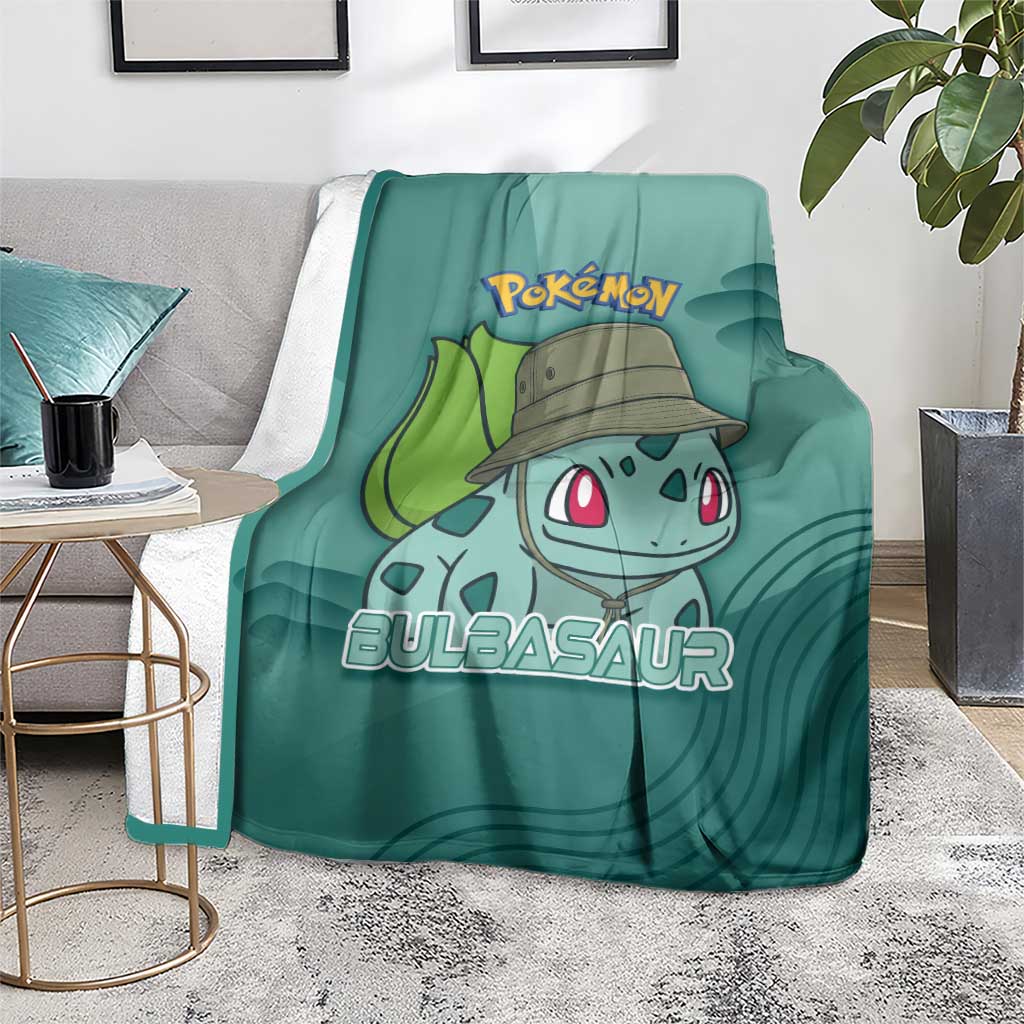 Bulbasaur Poké Blanket Explorer Jungle Chibi Style
