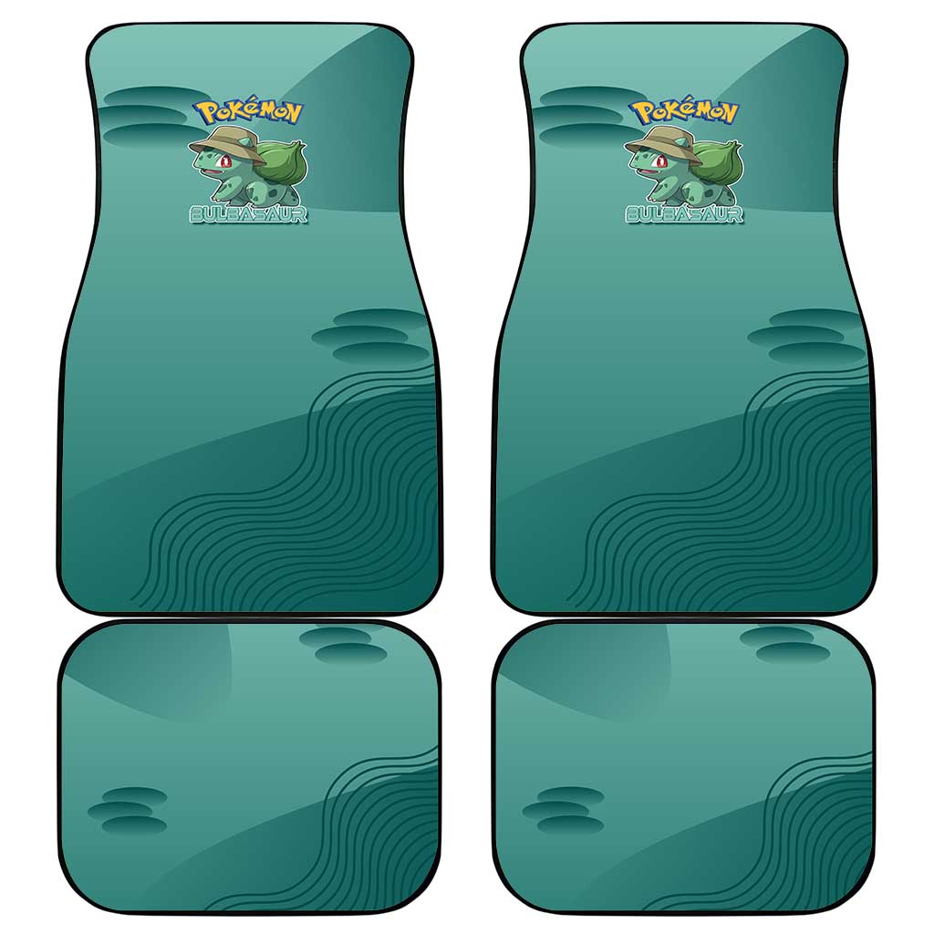 Bulbasaur Poké Car Mats Explorer Jungle Chibi Style