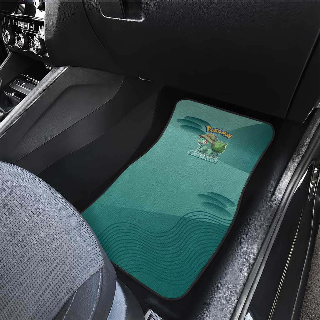 Bulbasaur Poké Car Mats Explorer Jungle Chibi Style