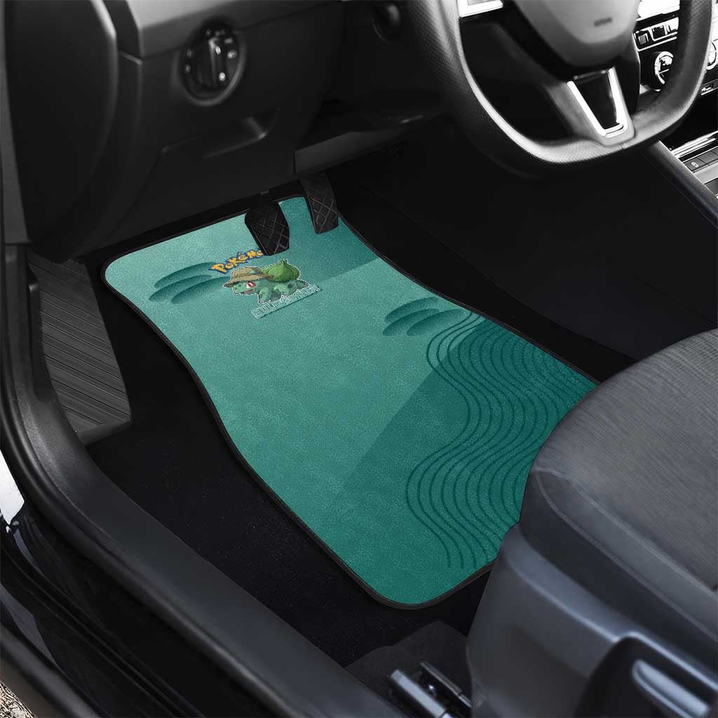 Bulbasaur Poké Car Mats Explorer Jungle Chibi Style