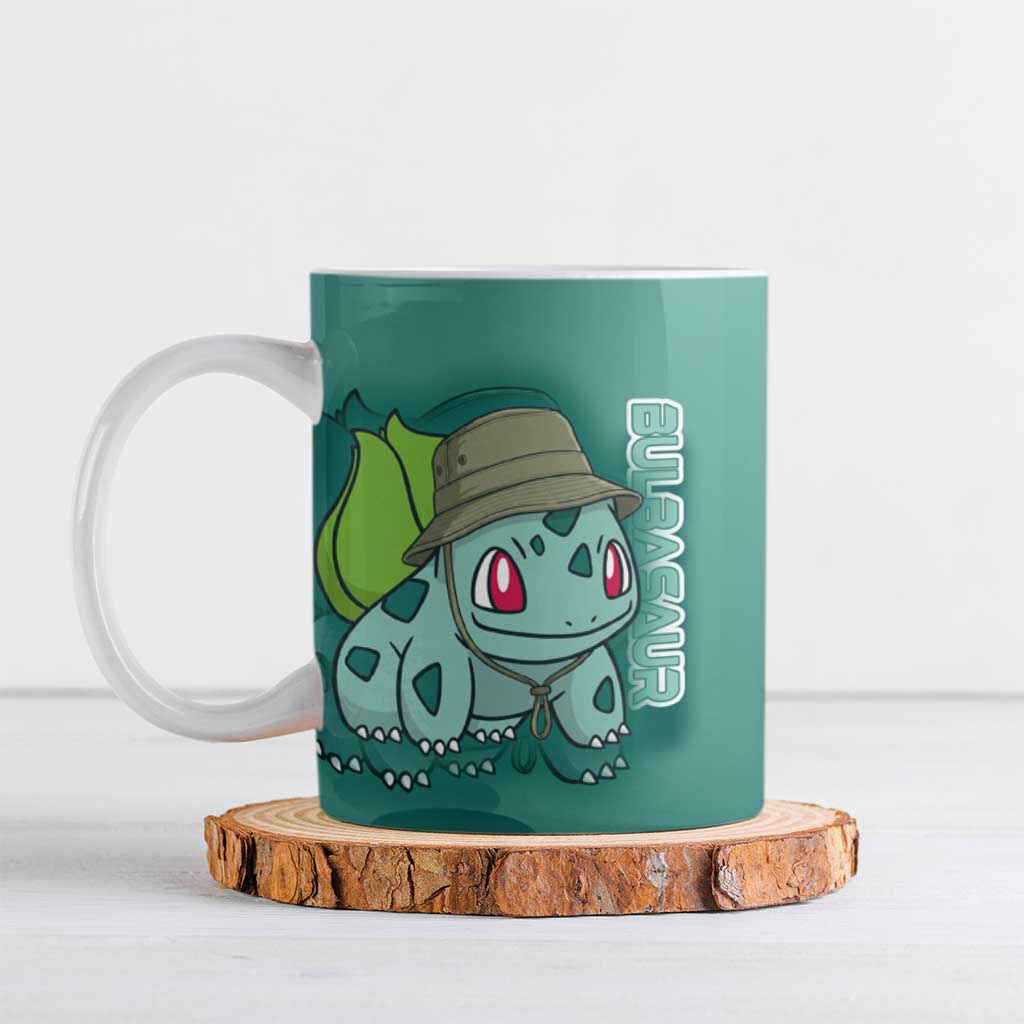 Bulbasaur Poké Ceramic Mug Explorer Jungle Chibi Style