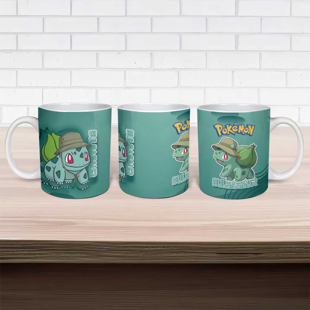 Bulbasaur Poké Ceramic Mug Explorer Jungle Chibi Style