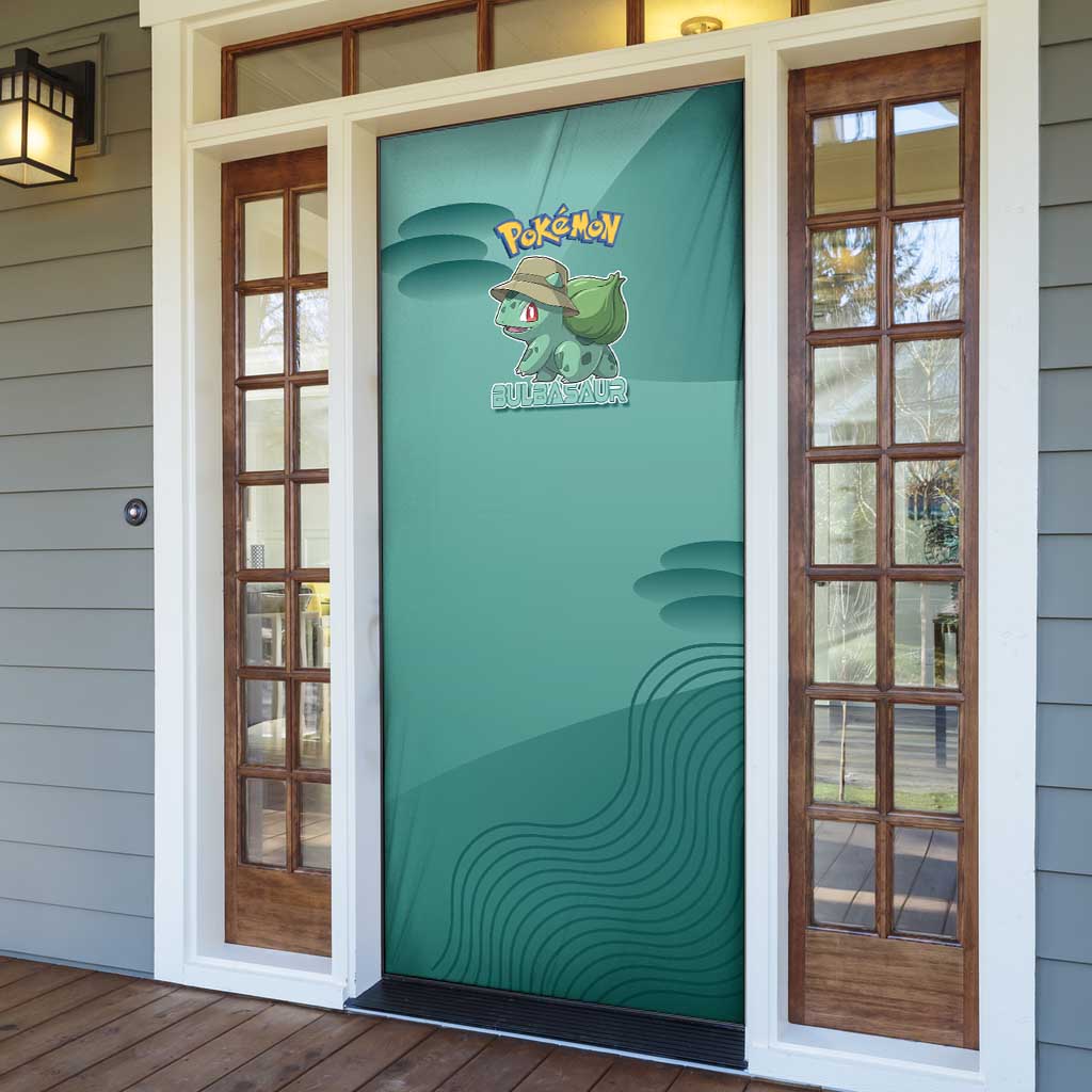 Bulbasaur Poké Door Cover Explorer Jungle Chibi Style