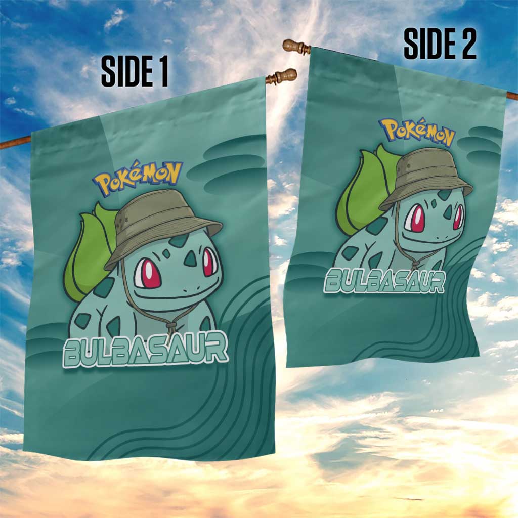 Bulbasaur Poké Garden Flag Explorer Jungle Chibi Style