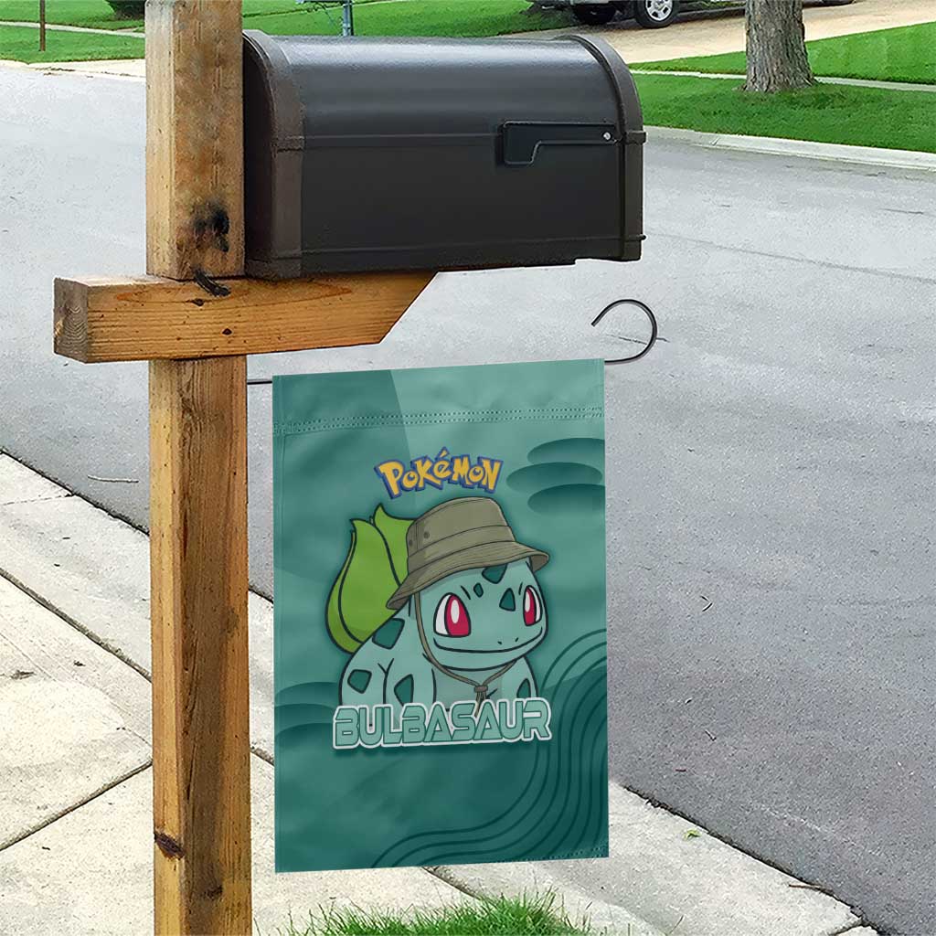 Bulbasaur Poké Garden Flag Explorer Jungle Chibi Style