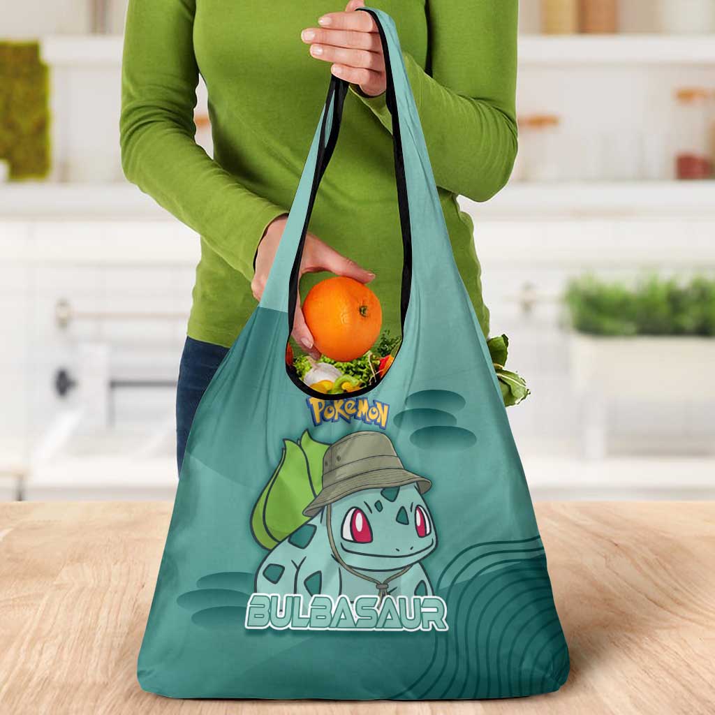 Bulbasaur Poké Grocery Bag Explorer Jungle Chibi Style