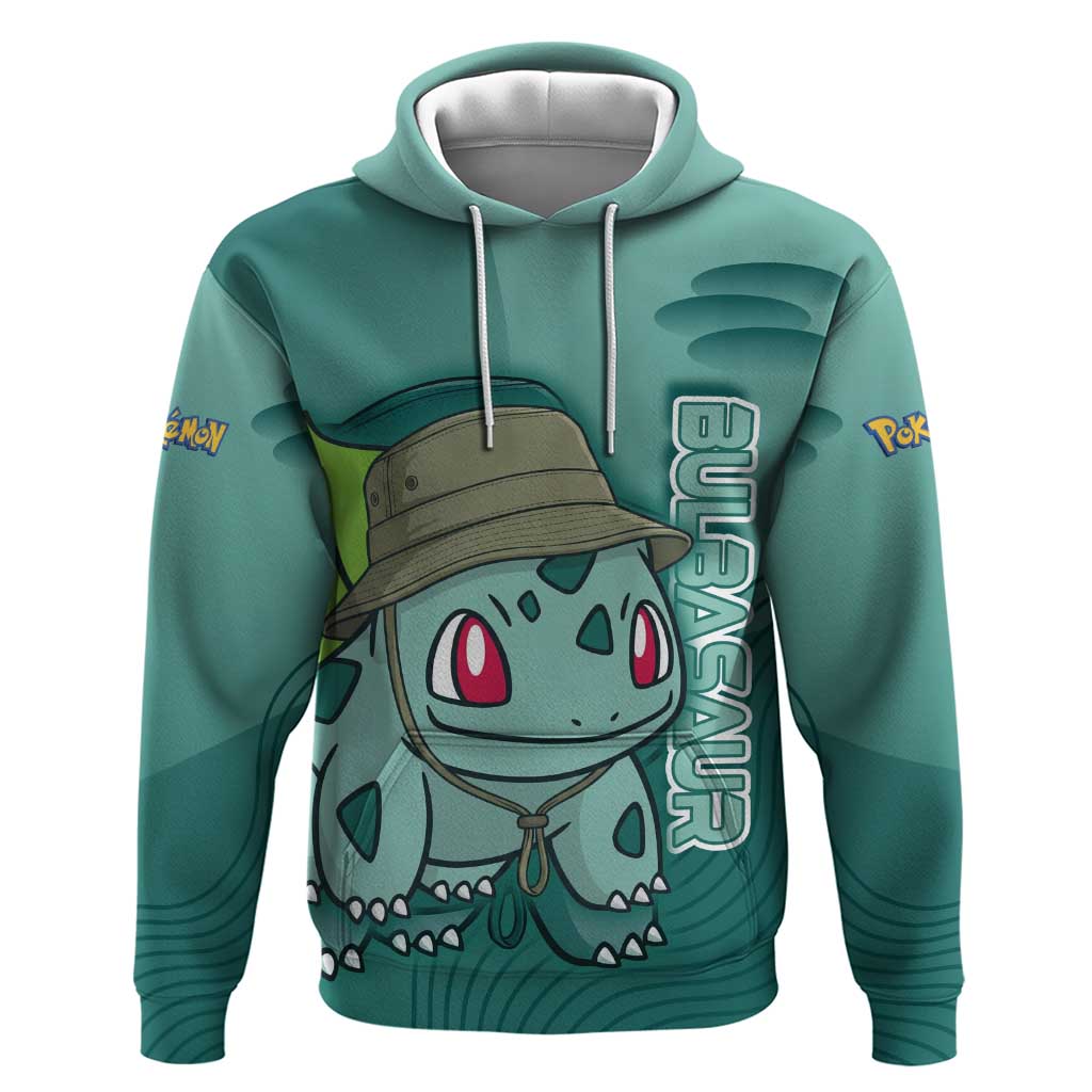 Bulbasaur Poké Hoodie Explorer Jungle Chibi Style
