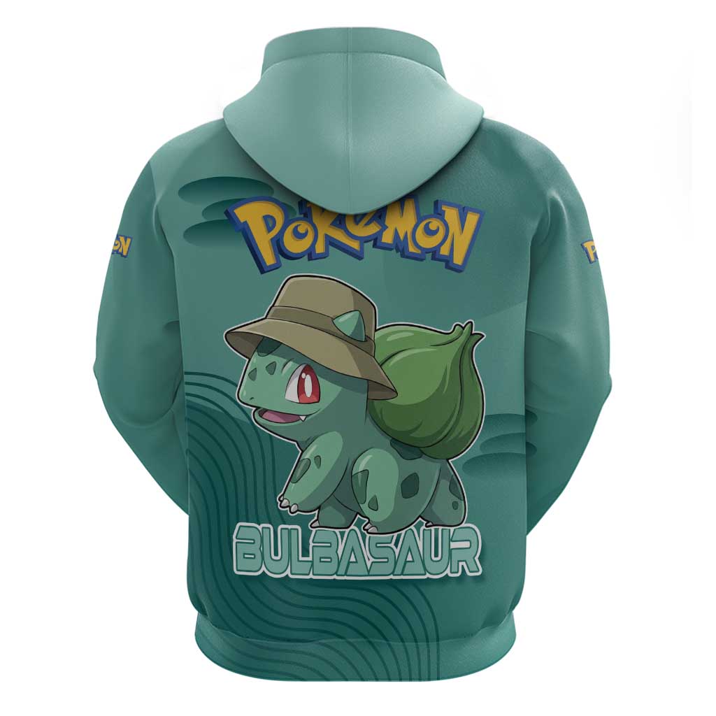 Bulbasaur Poké Hoodie Explorer Jungle Chibi Style