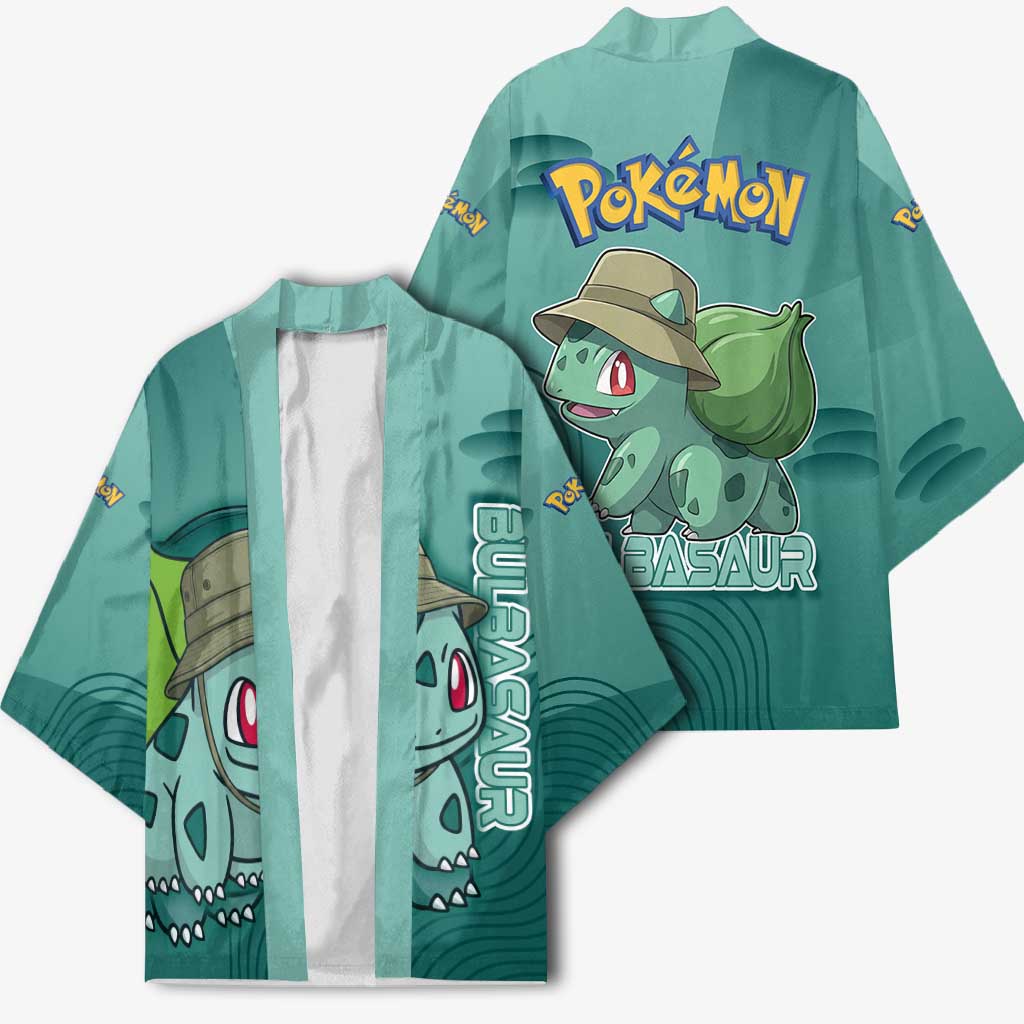 Bulbasaur Poké Kimono Explorer Jungle Chibi Style