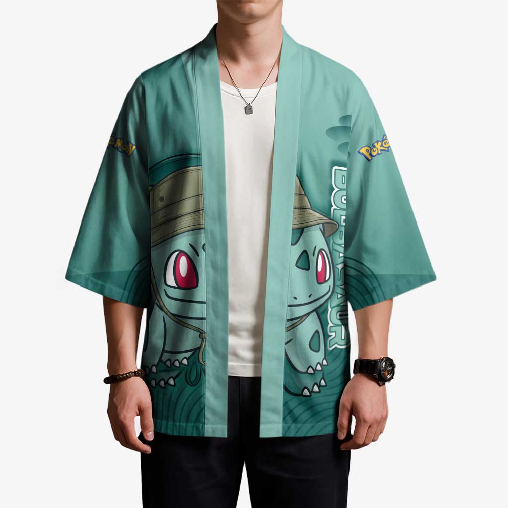 Bulbasaur Poké Kimono Explorer Jungle Chibi Style