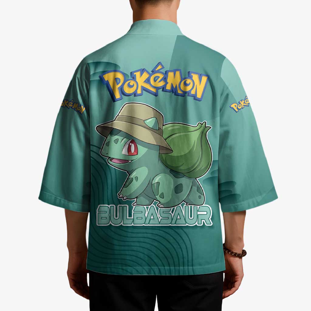 Bulbasaur Poké Kimono Explorer Jungle Chibi Style