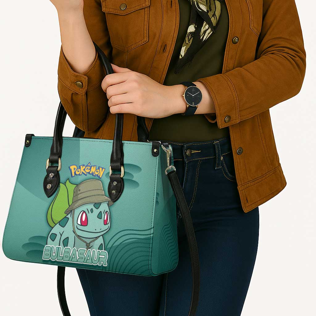 Bulbasaur Poké Leather Bag Explorer Jungle Chibi Style