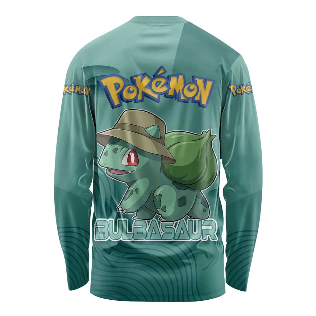 Bulbasaur Poké Long Sleeve Shirt Explorer Jungle Chibi Style