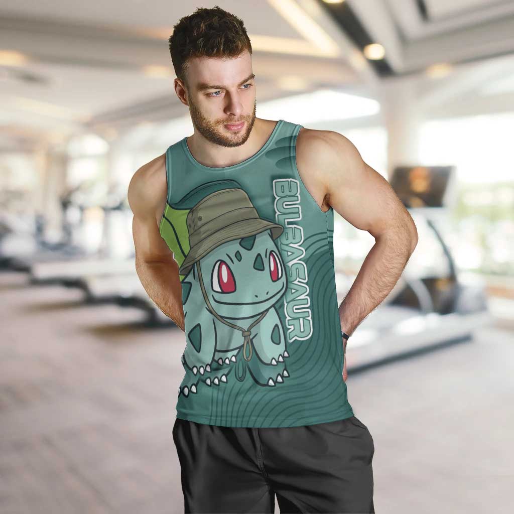 Bulbasaur Poké Men Tank Top Explorer Jungle Chibi Style