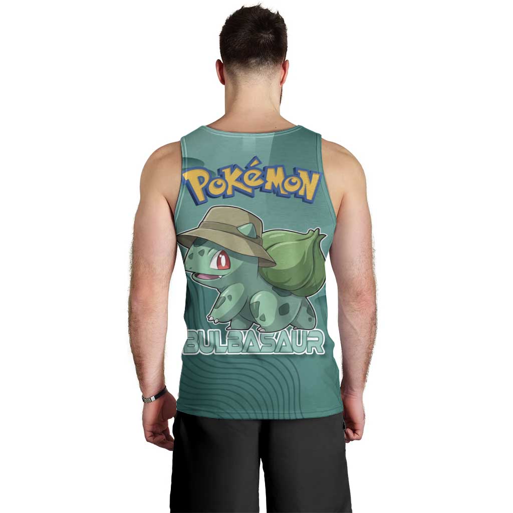 Bulbasaur Poké Men Tank Top Explorer Jungle Chibi Style