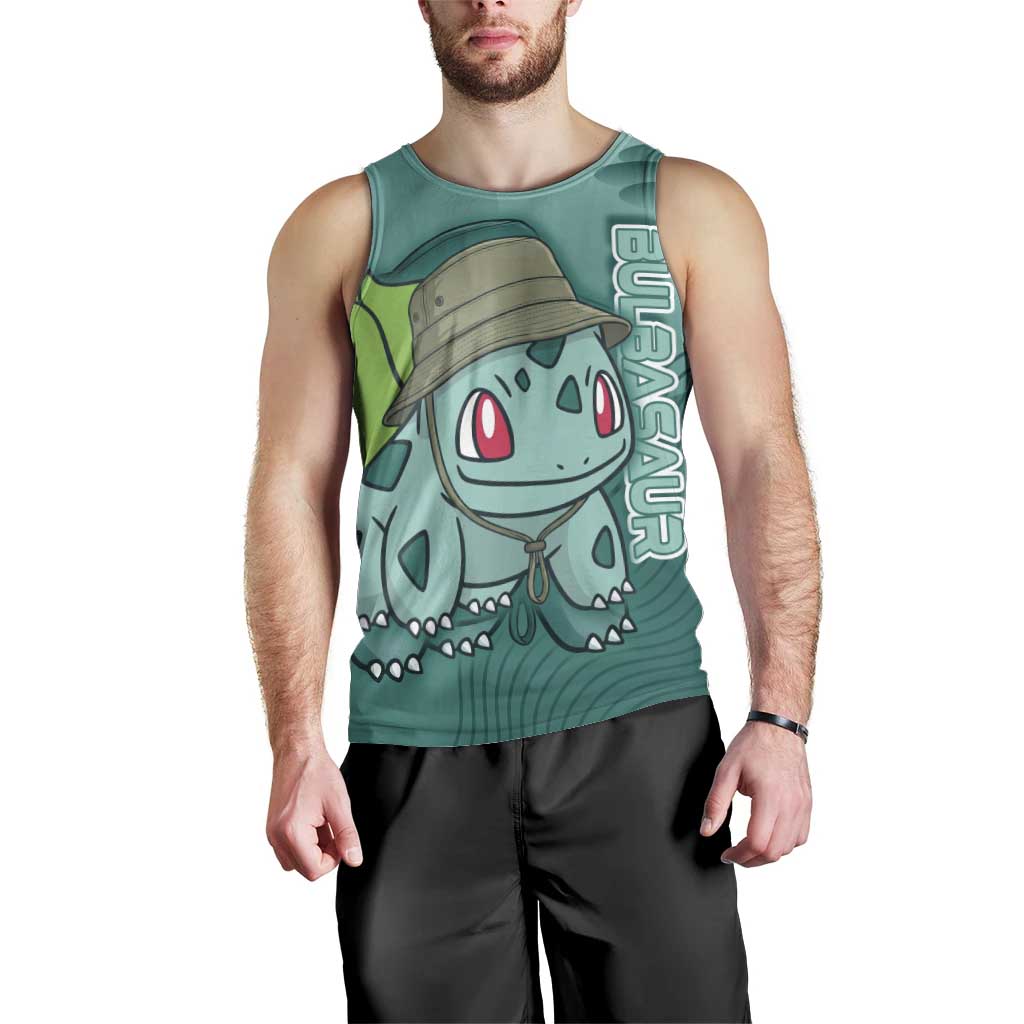 Bulbasaur Poké Men Tank Top Explorer Jungle Chibi Style