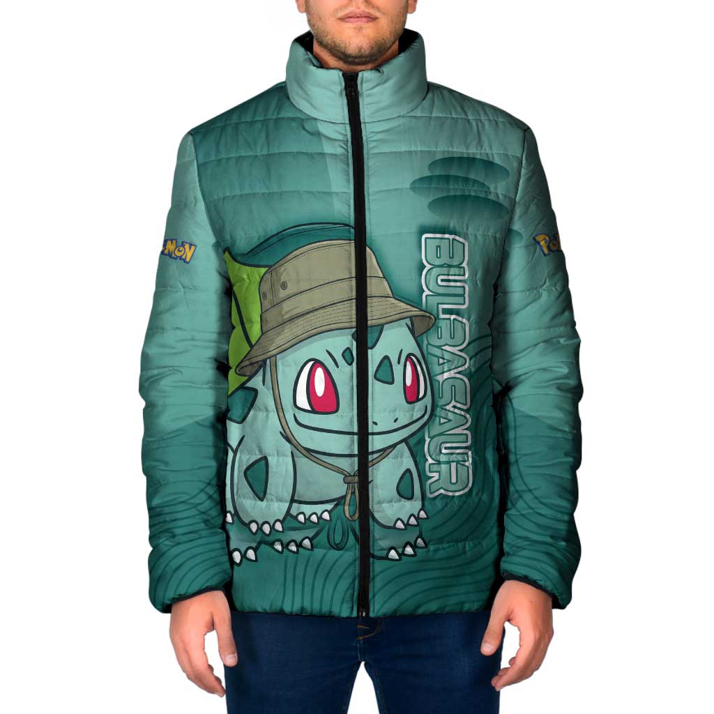 Bulbasaur Poké Padded Jacket Explorer Jungle Chibi Style