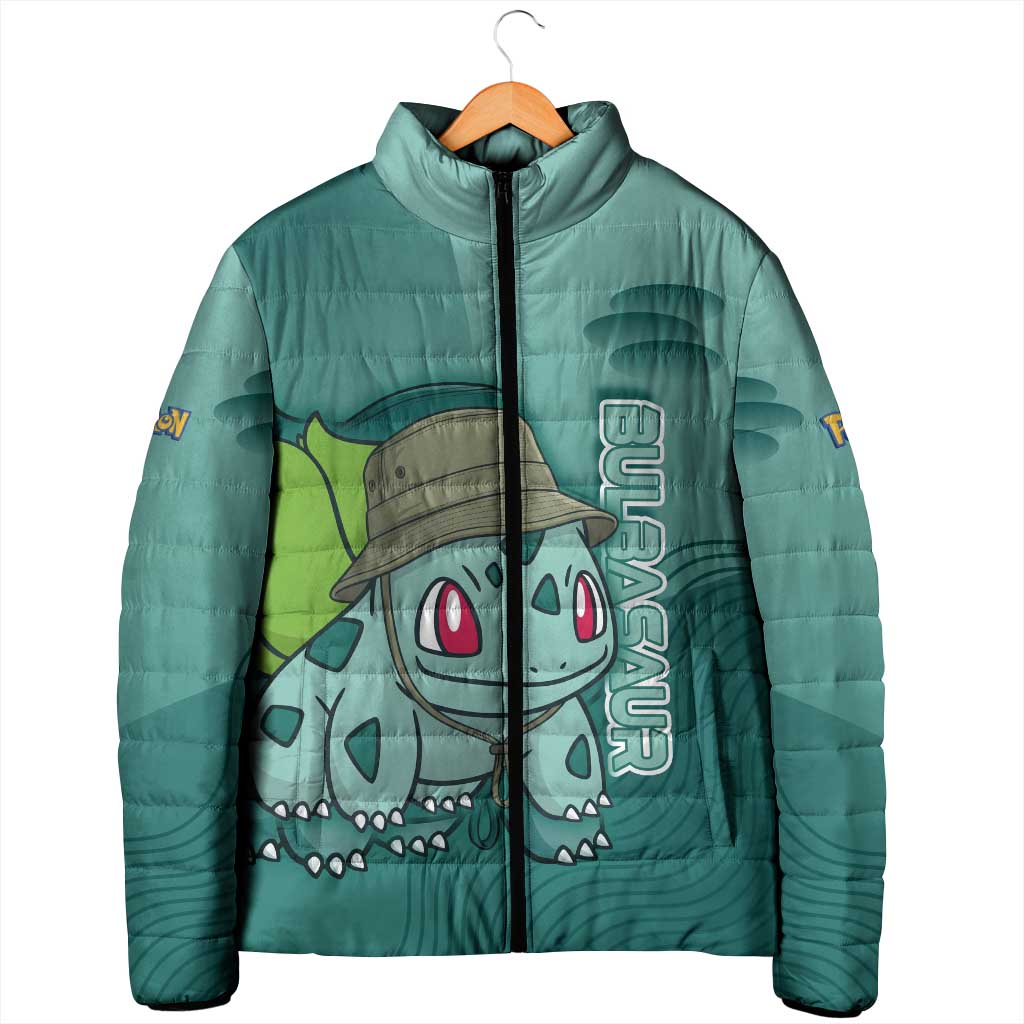 Bulbasaur Poké Padded Jacket Explorer Jungle Chibi Style