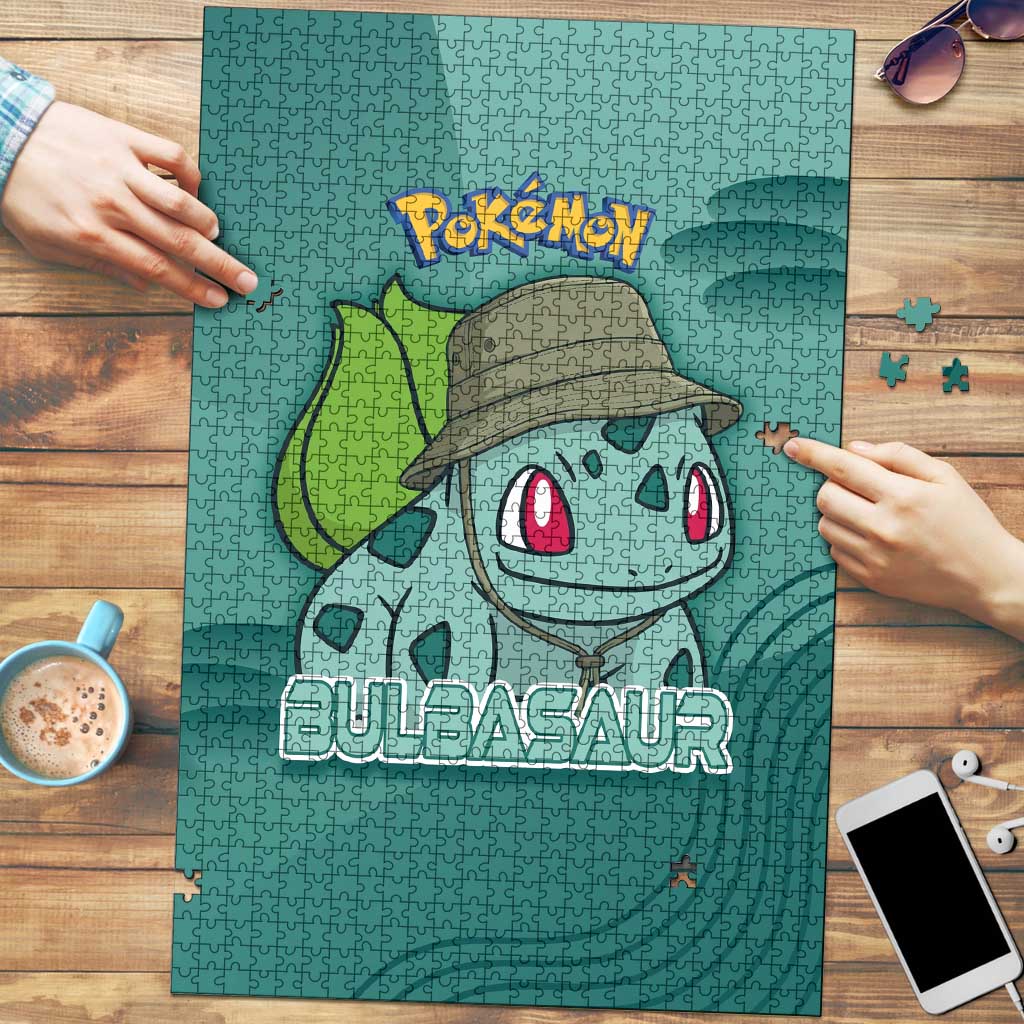 Bulbasaur Poké Puzzle Explorer Jungle Chibi Style