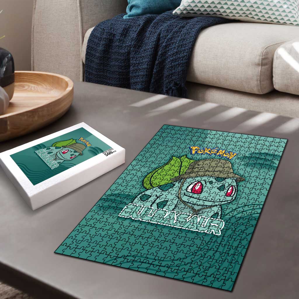 Bulbasaur Poké Puzzle Explorer Jungle Chibi Style