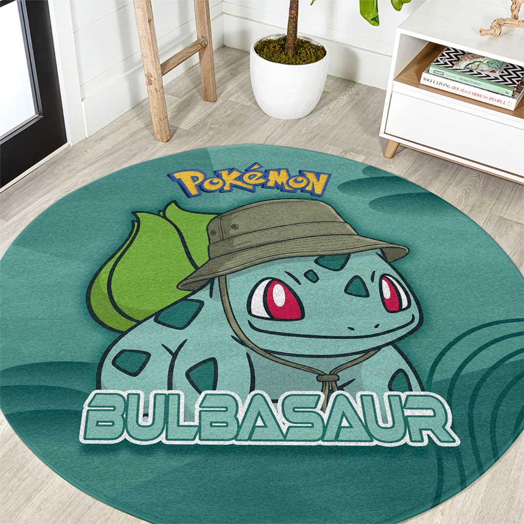 Bulbasaur Poké Round Carpet Explorer Jungle Chibi Style
