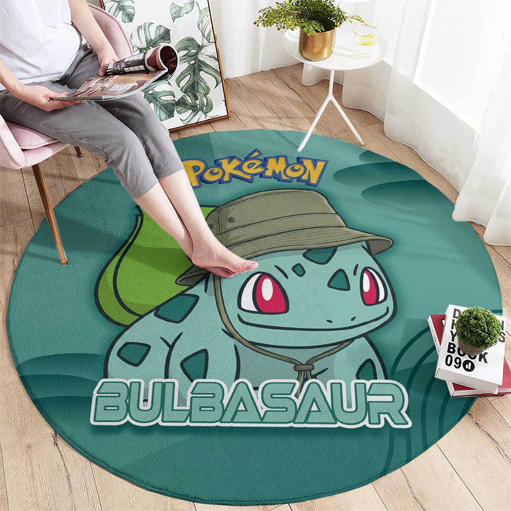 Bulbasaur Poké Round Carpet Explorer Jungle Chibi Style