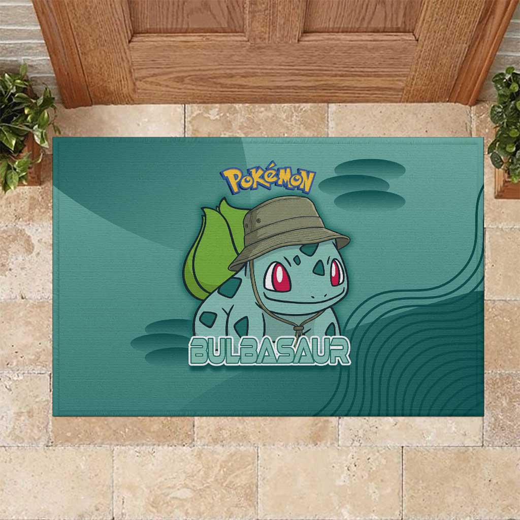 Bulbasaur Poké Rubber Doormat Explorer Jungle Chibi Style