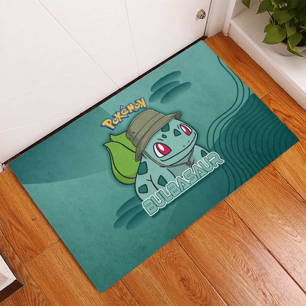 Bulbasaur Poké Rubber Doormat Explorer Jungle Chibi Style