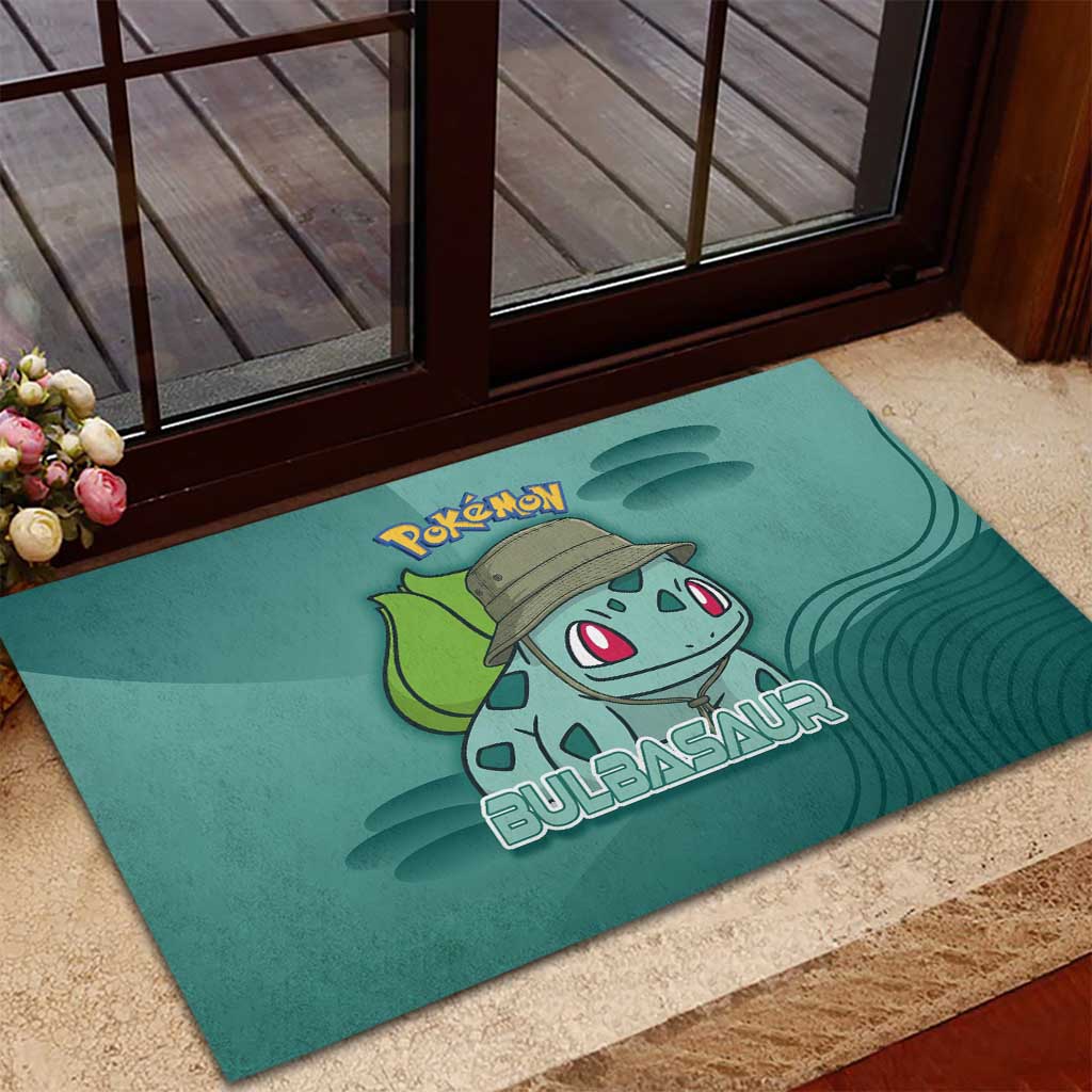 Bulbasaur Poké Rubber Doormat Explorer Jungle Chibi Style