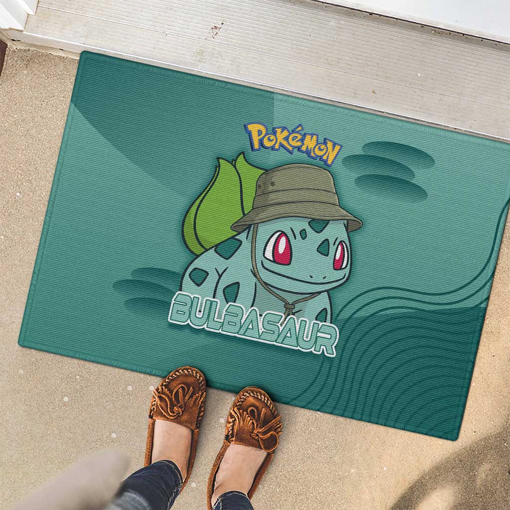 Bulbasaur Poké Rubber Doormat Explorer Jungle Chibi Style