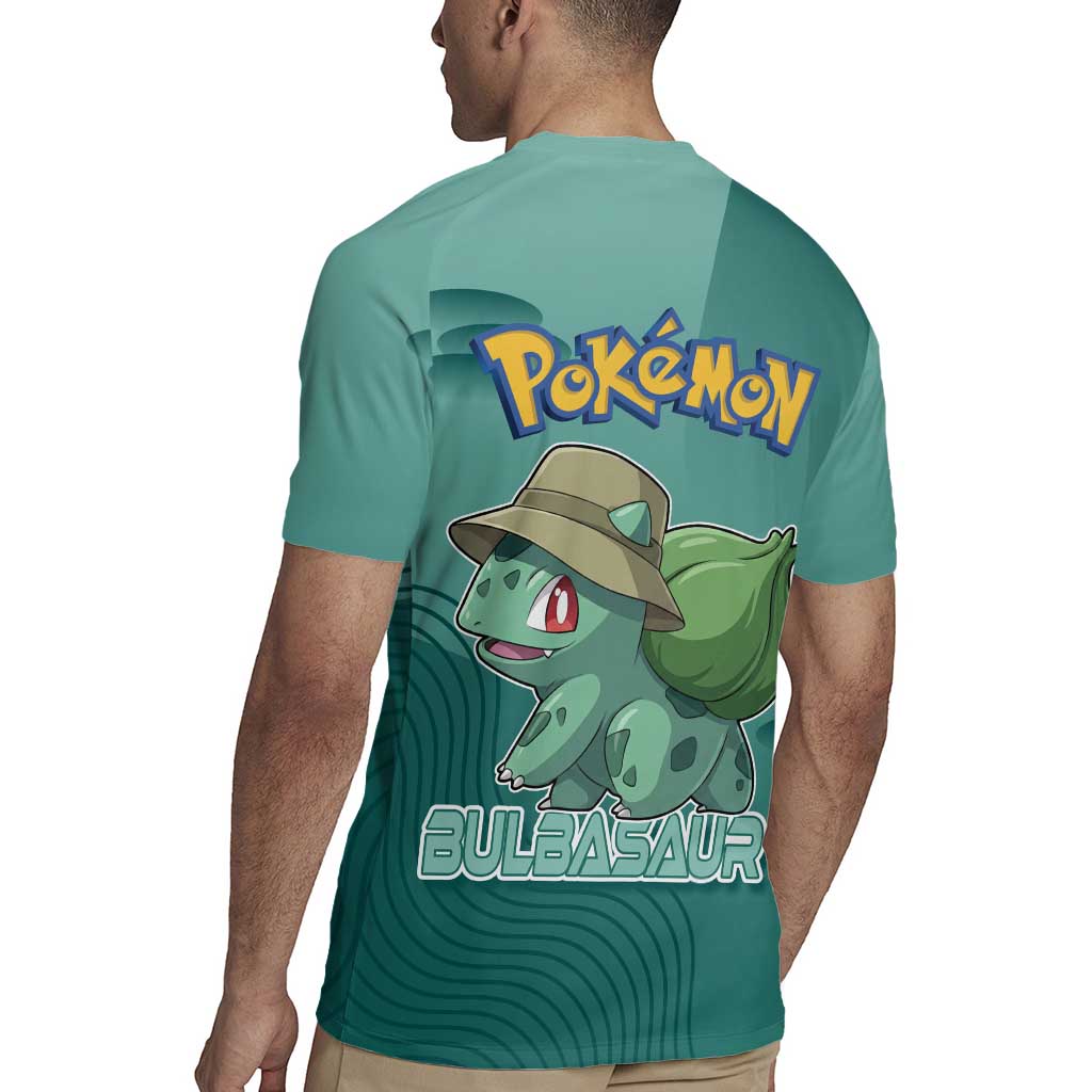 Bulbasaur Poké Rugby Jersey Explorer Jungle Chibi Style
