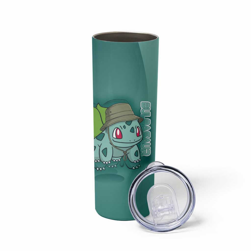 Bulbasaur Poké Skinny Tumbler Explorer Jungle Chibi Style