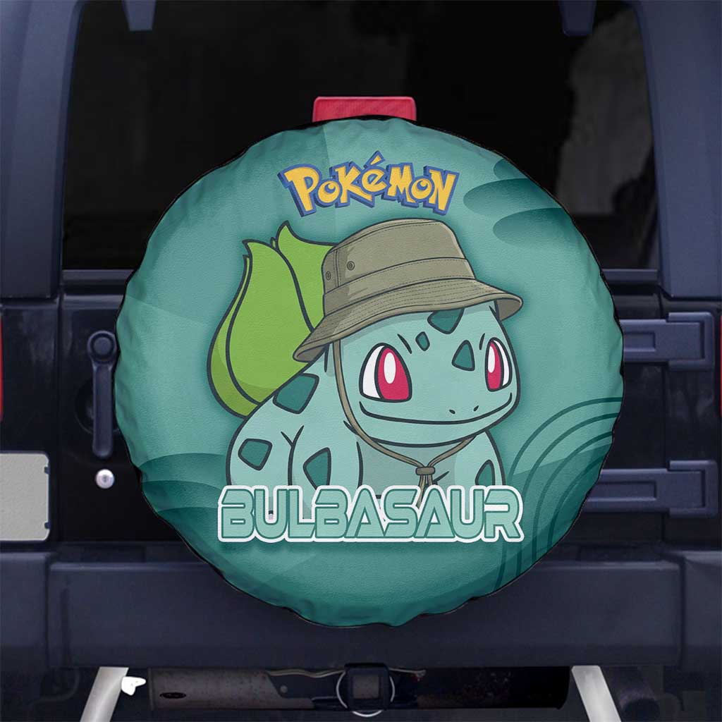 Bulbasaur Poké Spare Tire Cover Explorer Jungle Chibi Style