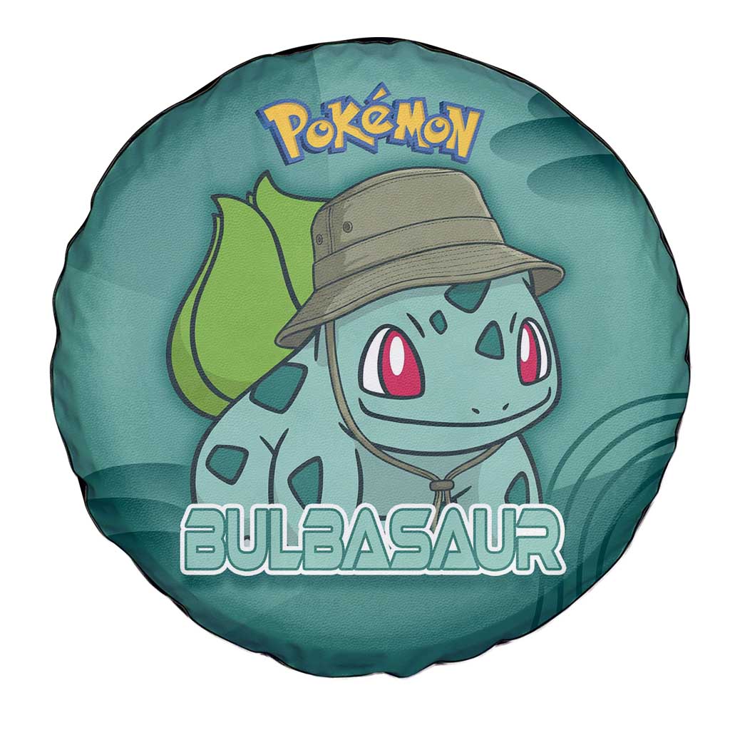 Bulbasaur Poké Spare Tire Cover Explorer Jungle Chibi Style