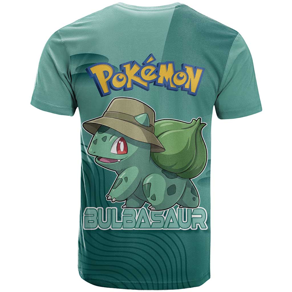 Bulbasaur Poké T Shirt Explorer Jungle Chibi Style