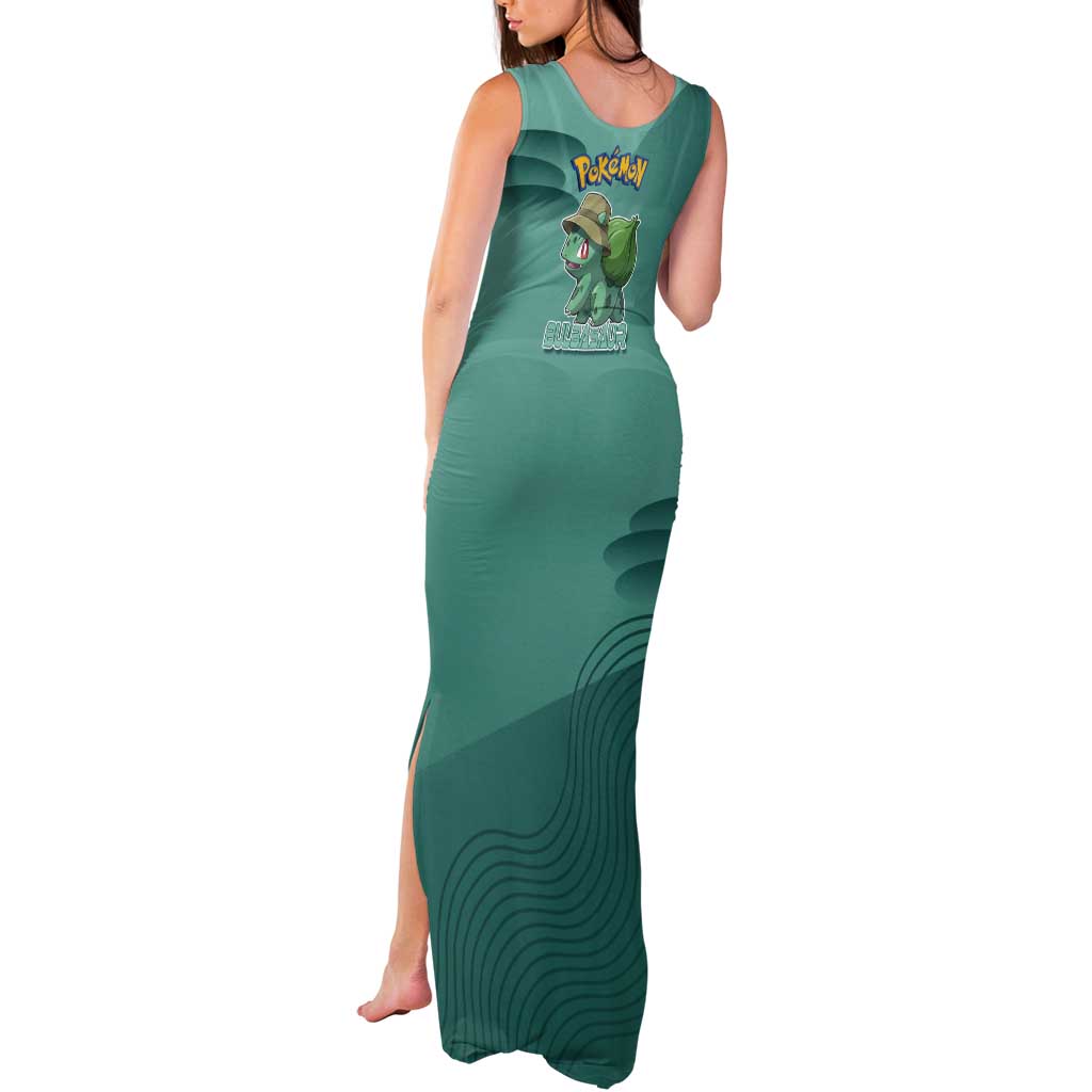 Bulbasaur Poké Tank Maxi Dress Explorer Jungle Chibi Style
