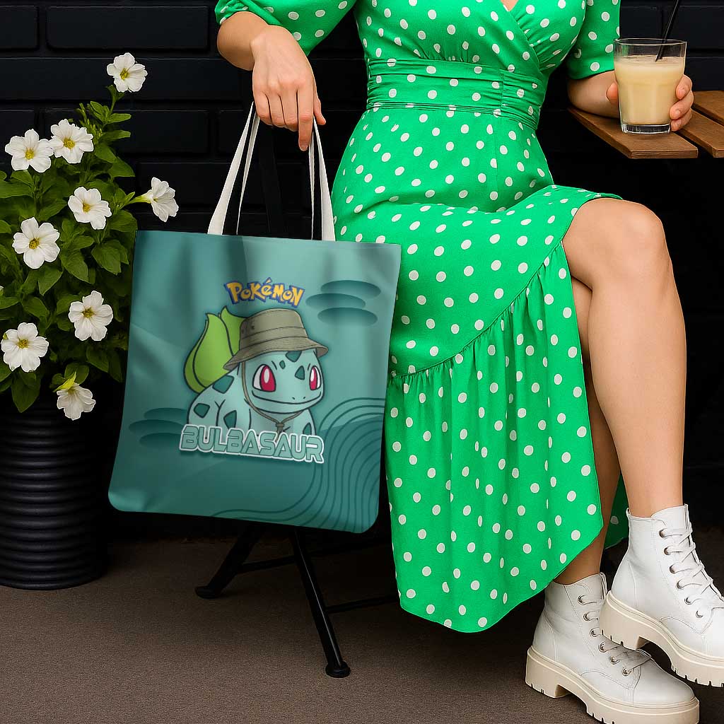 Bulbasaur Poké Tote Bag Explorer Jungle Chibi Style