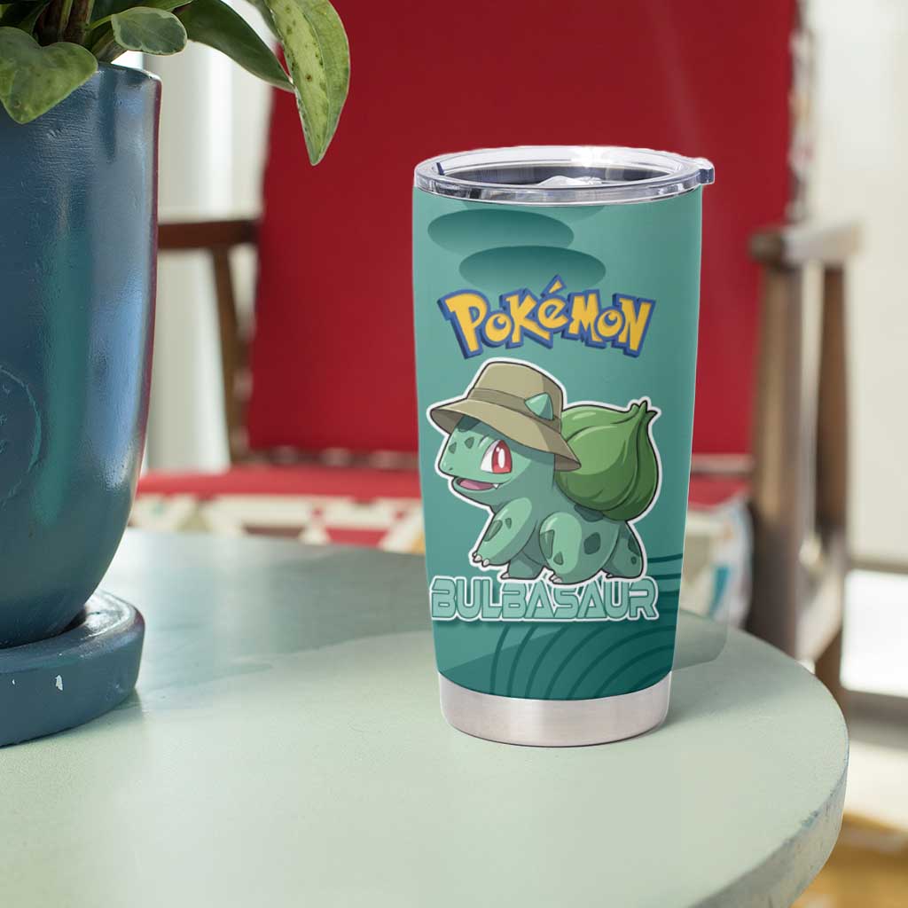 Bulbasaur Poké Tumbler Cup Explorer Jungle Chibi Style