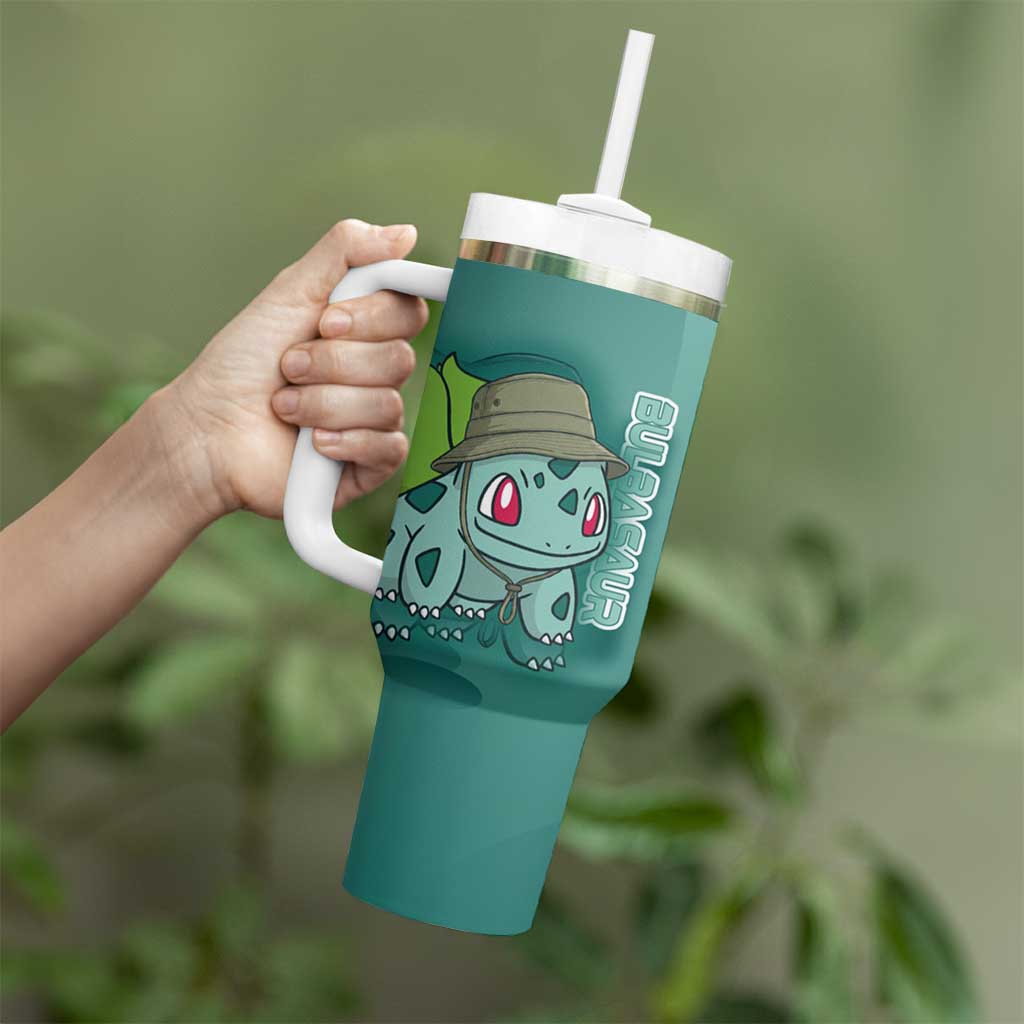 Bulbasaur Poké Tumbler With Handle Explorer Jungle Chibi Style