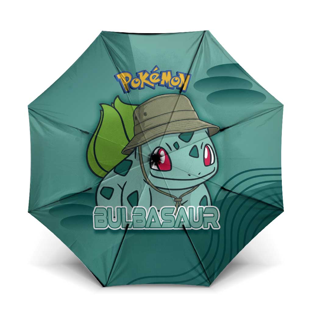 Bulbasaur Poké Umbrella Explorer Jungle Chibi Style