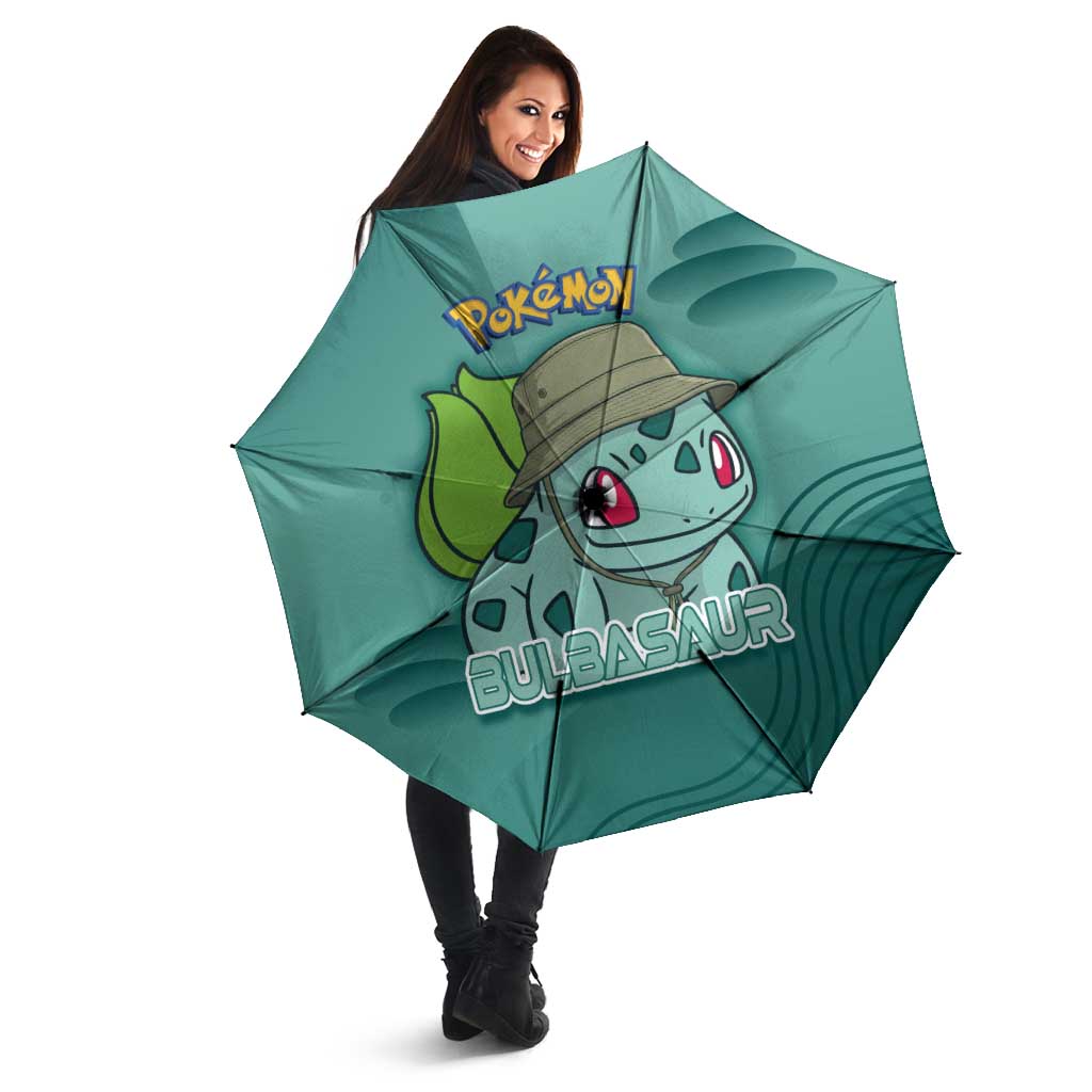 Bulbasaur Poké Umbrella Explorer Jungle Chibi Style