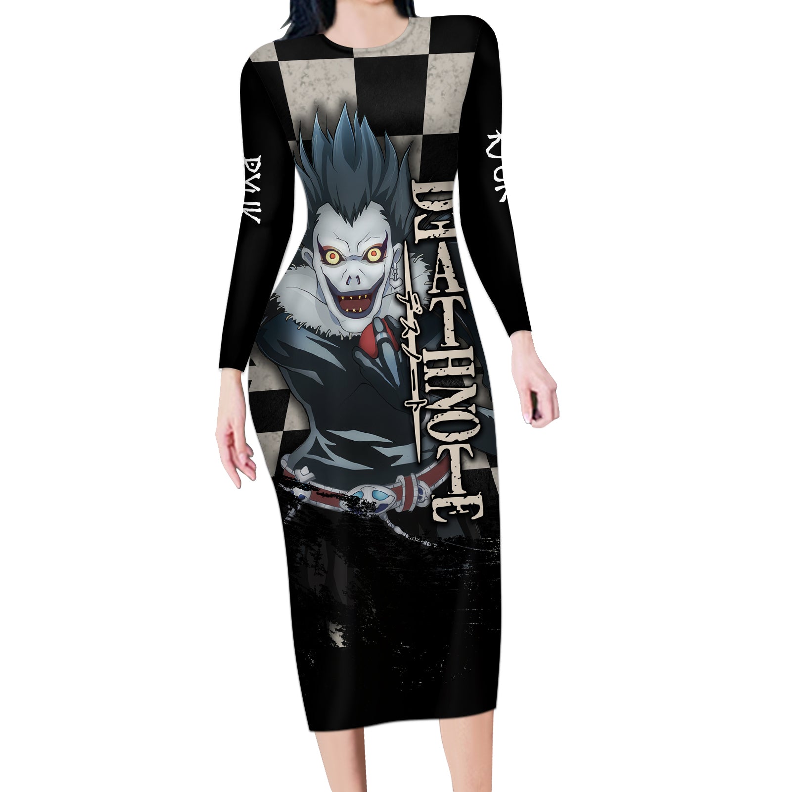 Ryuk Long Sleeve Bodycon Dress Death Note