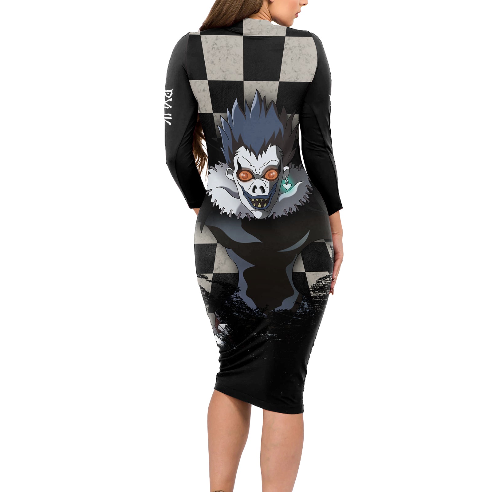 Ryuk Long Sleeve Bodycon Dress Death Note