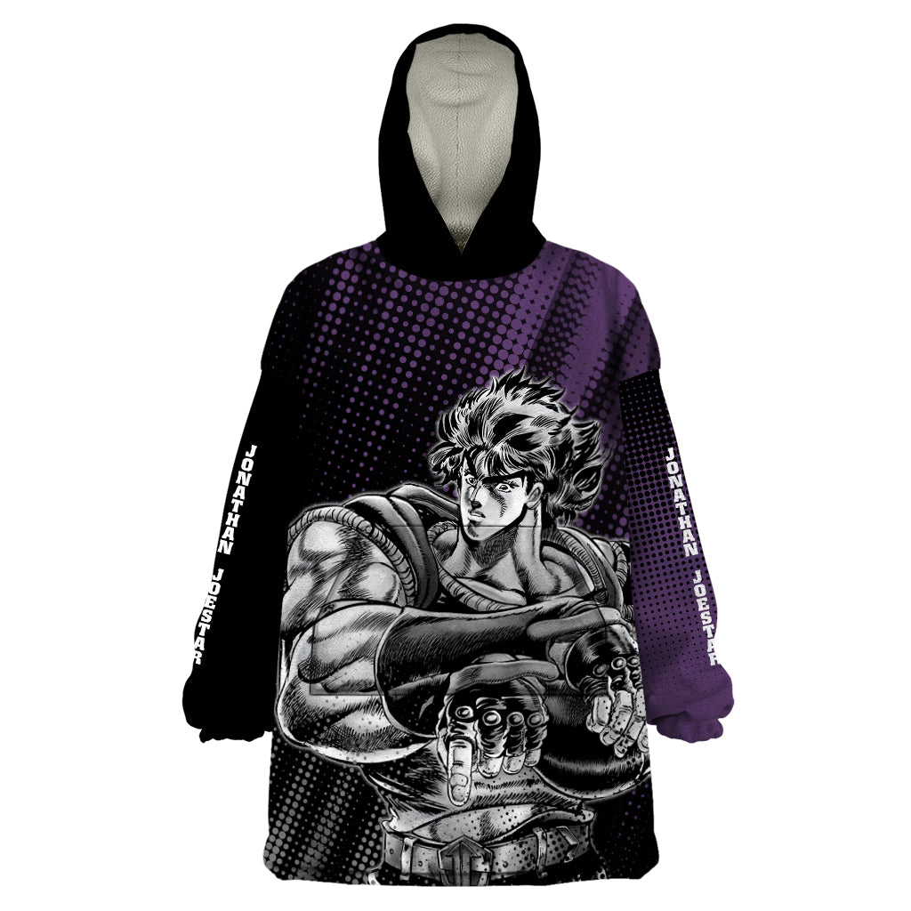 Jonathan Joestar JJBAs Wearable Blanket Hoodie JoJo's Bizarre Adventure