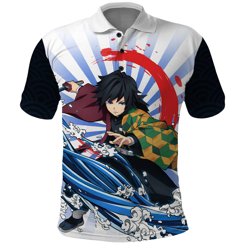 Giyuu Tomioka Polo Shirt Demon Slayer